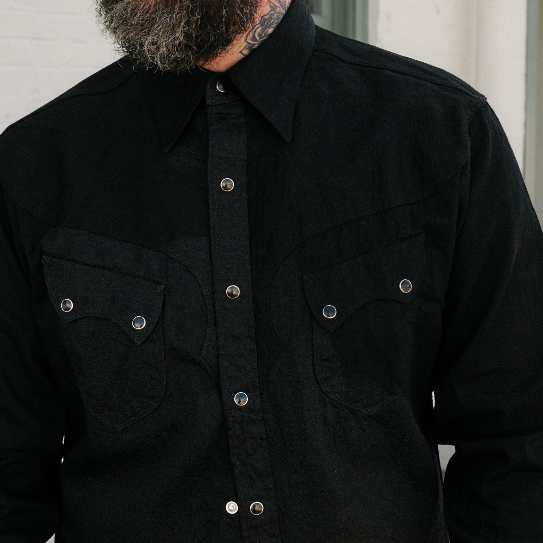 Stevenson Overall Co. Cody Western Shirt Black