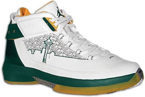 Air Jordan XX2 P.E. Seattle White/Forest Green-Varsity Maize