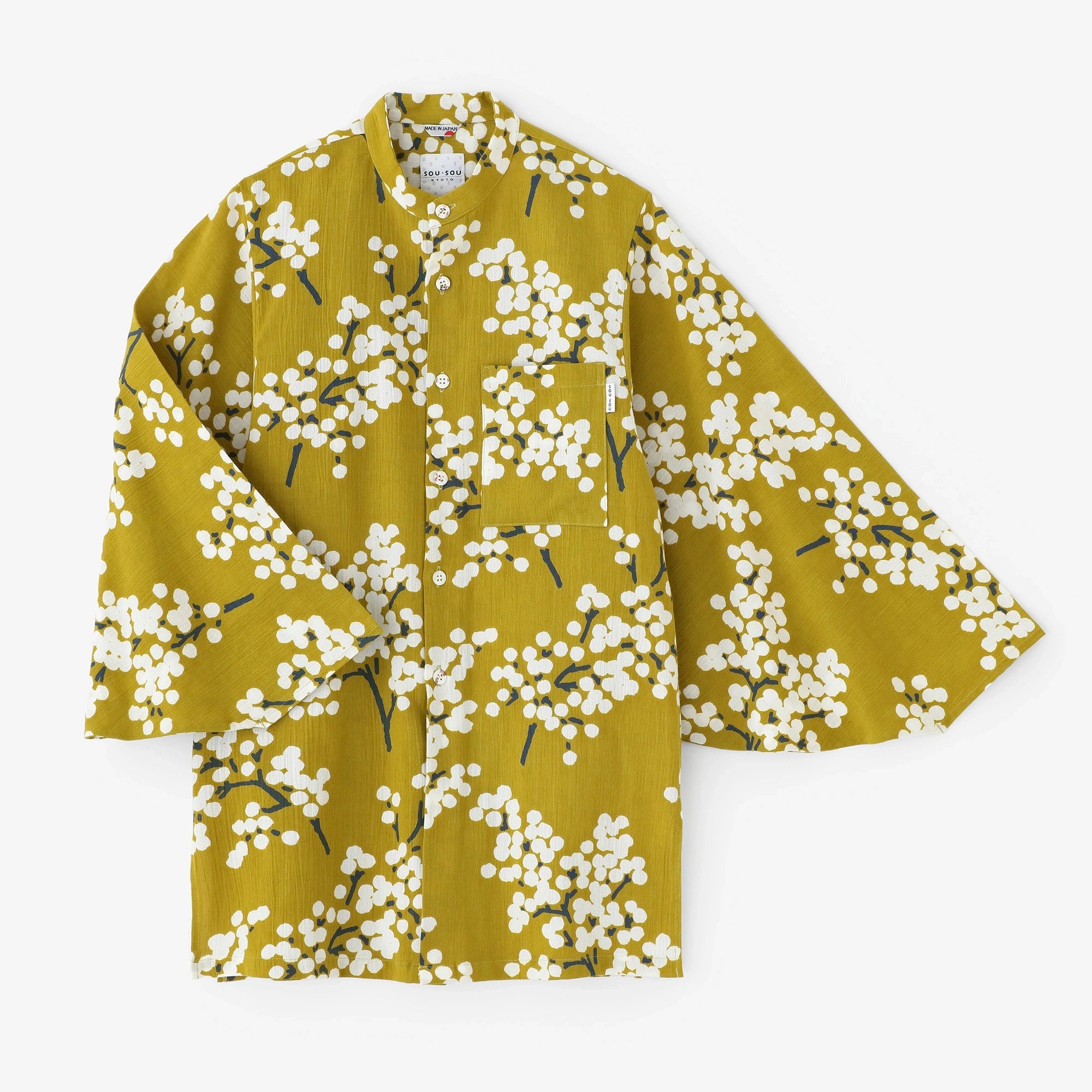 3月3日頃発送予定】高島縮 20/20 草衣（そうい） 上（うえ）／菊唐草