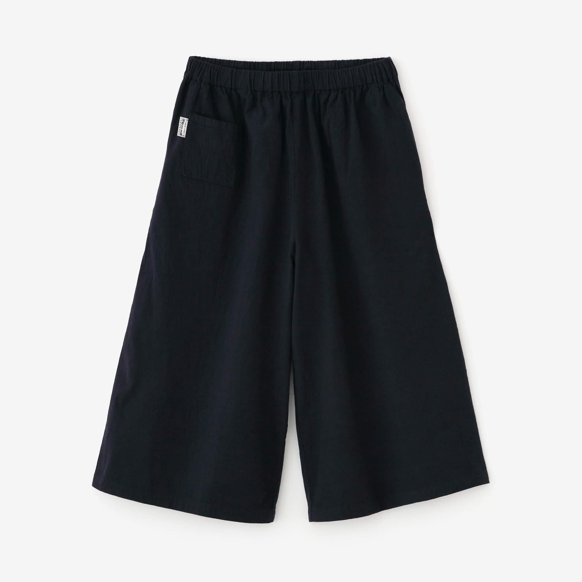 伊勢木綿 20/20 広形（ひろなり）もんぺ はぎ丈／淡藤鼠（うすふじねず）