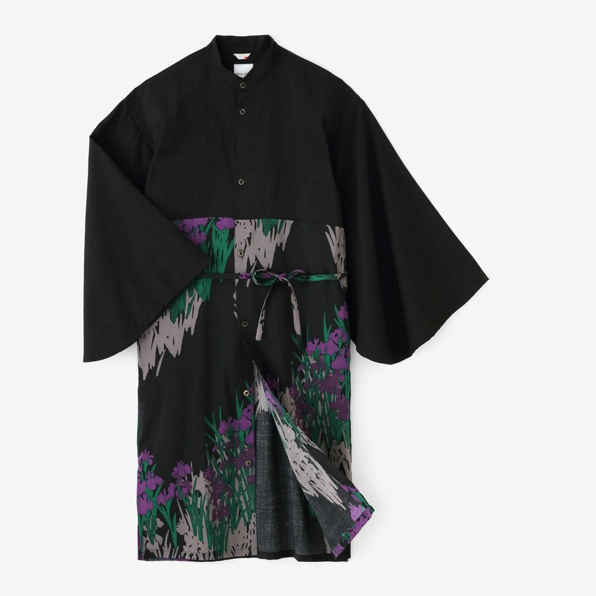 モスリン 薙刀かり衣（なぎなたかりごろも）／濡羽色（ぬればいろ