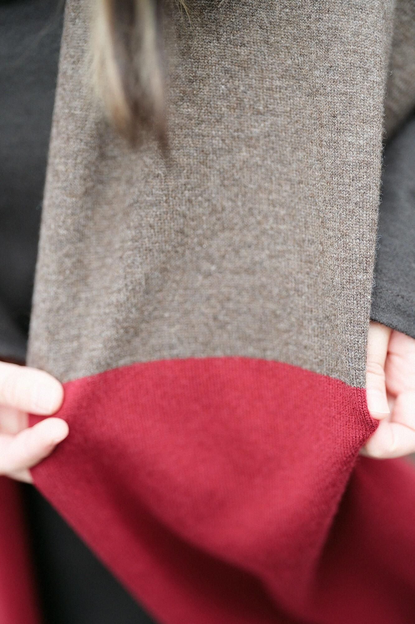 SOU・SOU×ALPHA カシミヤ混 長方形衣（ちょうほいうけい）二つ身