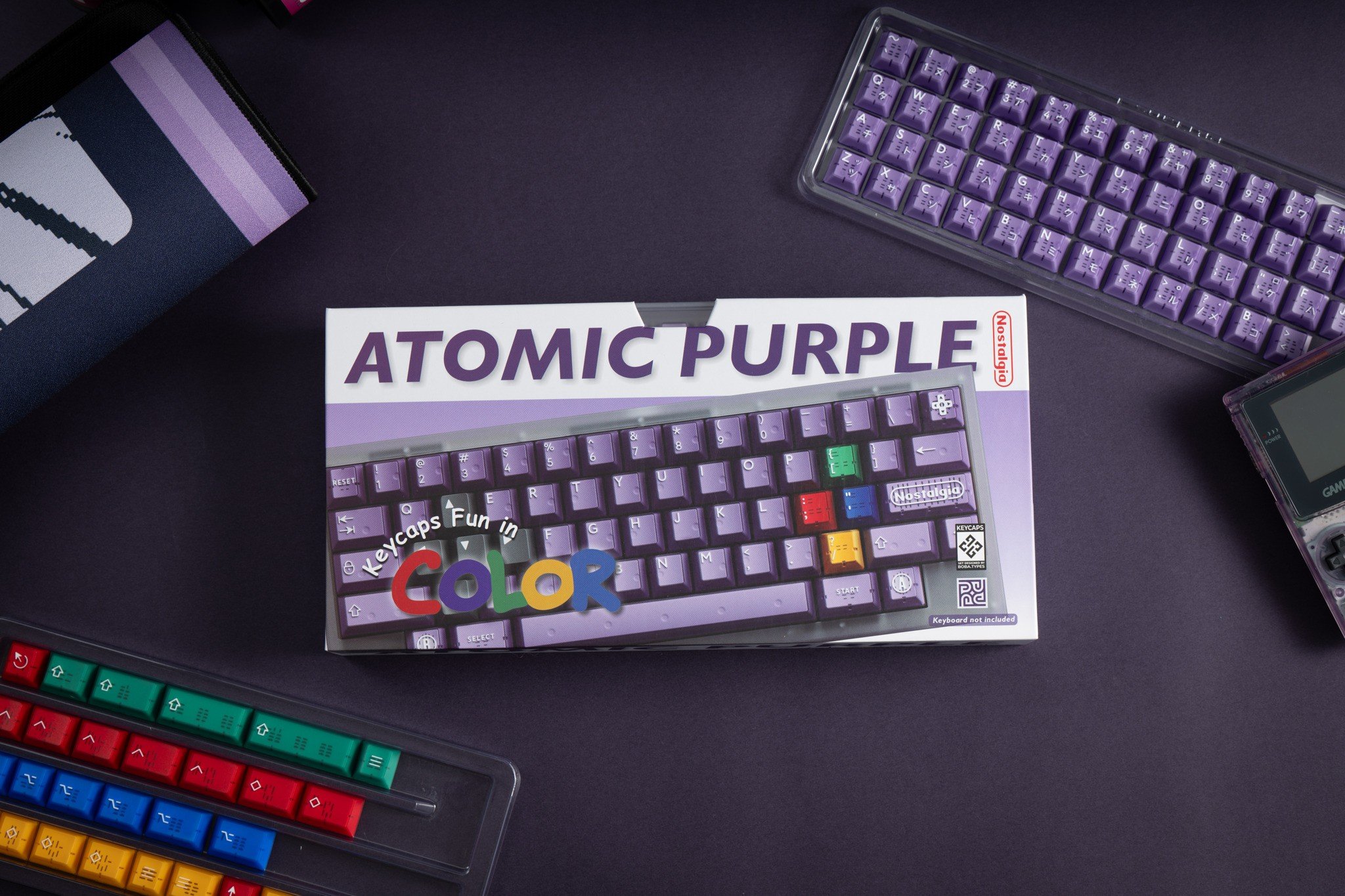 PBTfans Atomic Purple Keycaps – SoupKeys