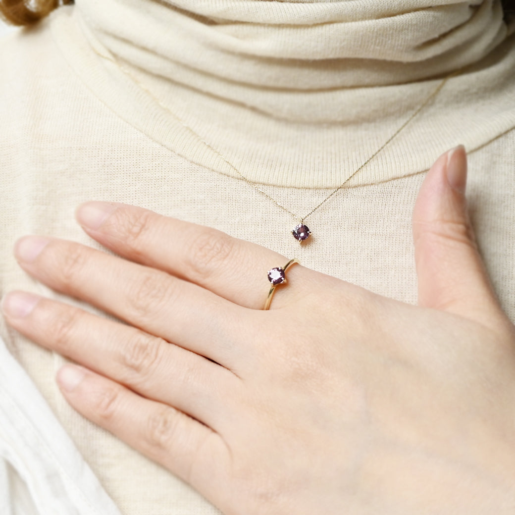 数量限定】ガーネットリング【K10YG】25ss – sowi