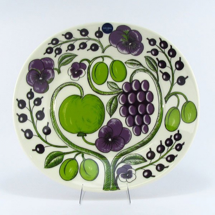 アラビア パラティッシ・パープル オーバル25cm | 洋食器のSohbiネット