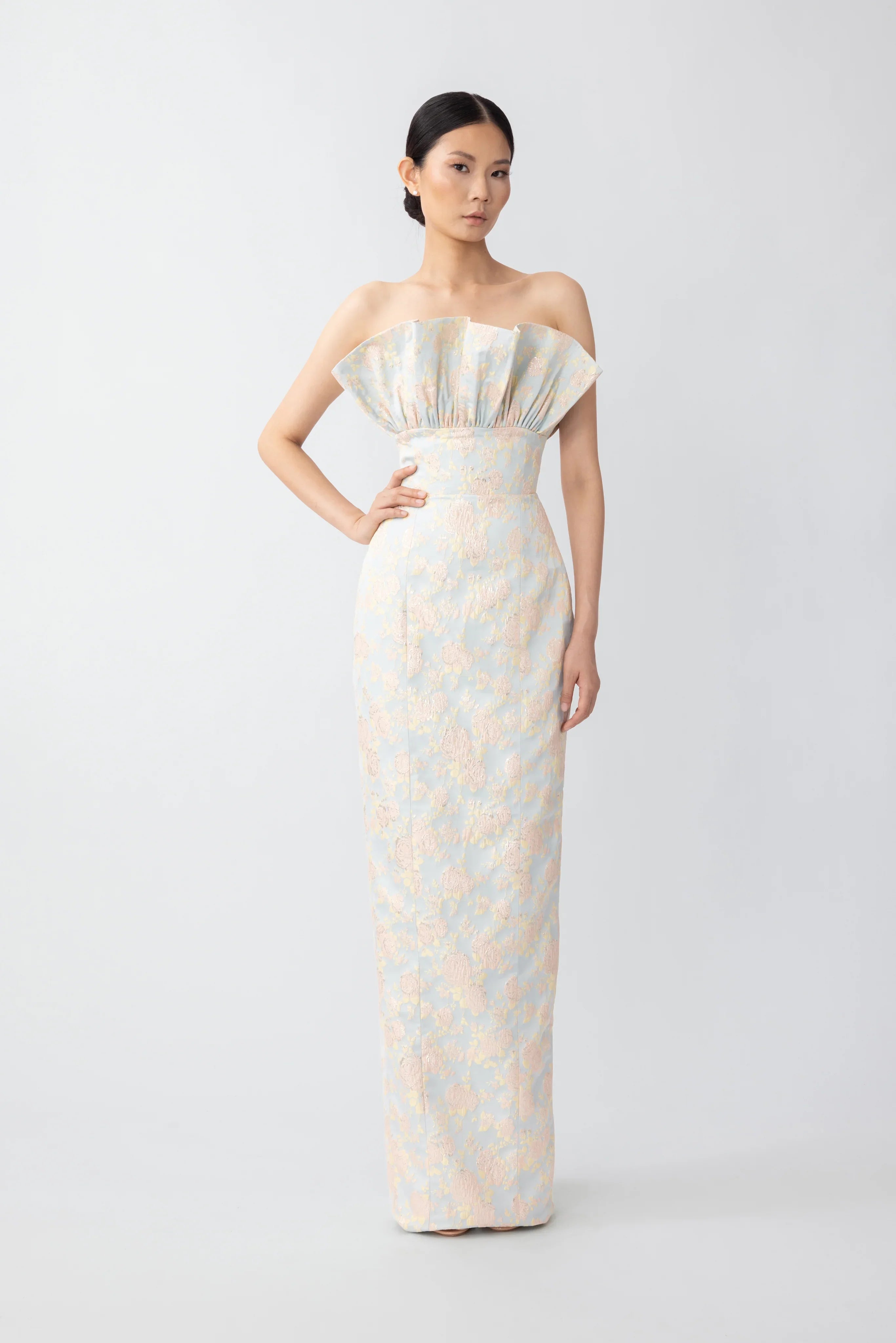 Noah Jacquard Gown – SAU LEE
