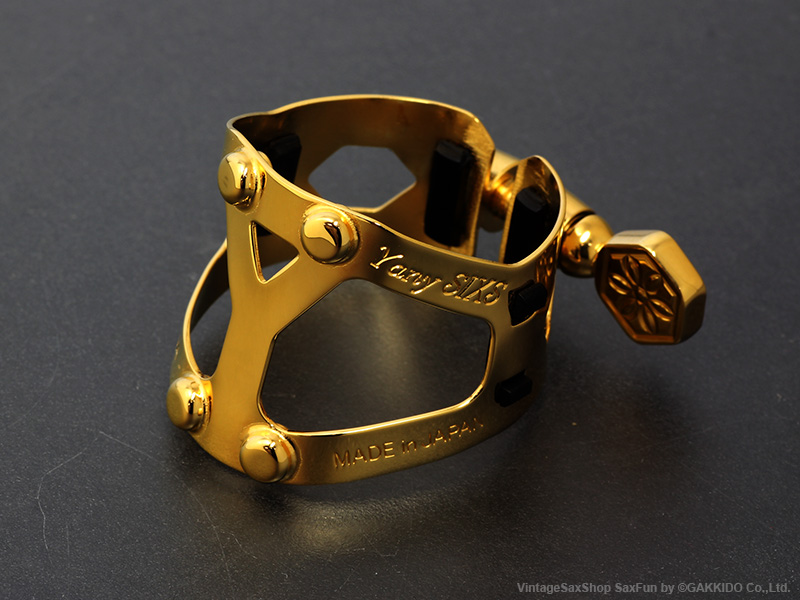 Yanagisawa Yany SIXS アルトサックス用リガチャー 【金メッキ仕上げ