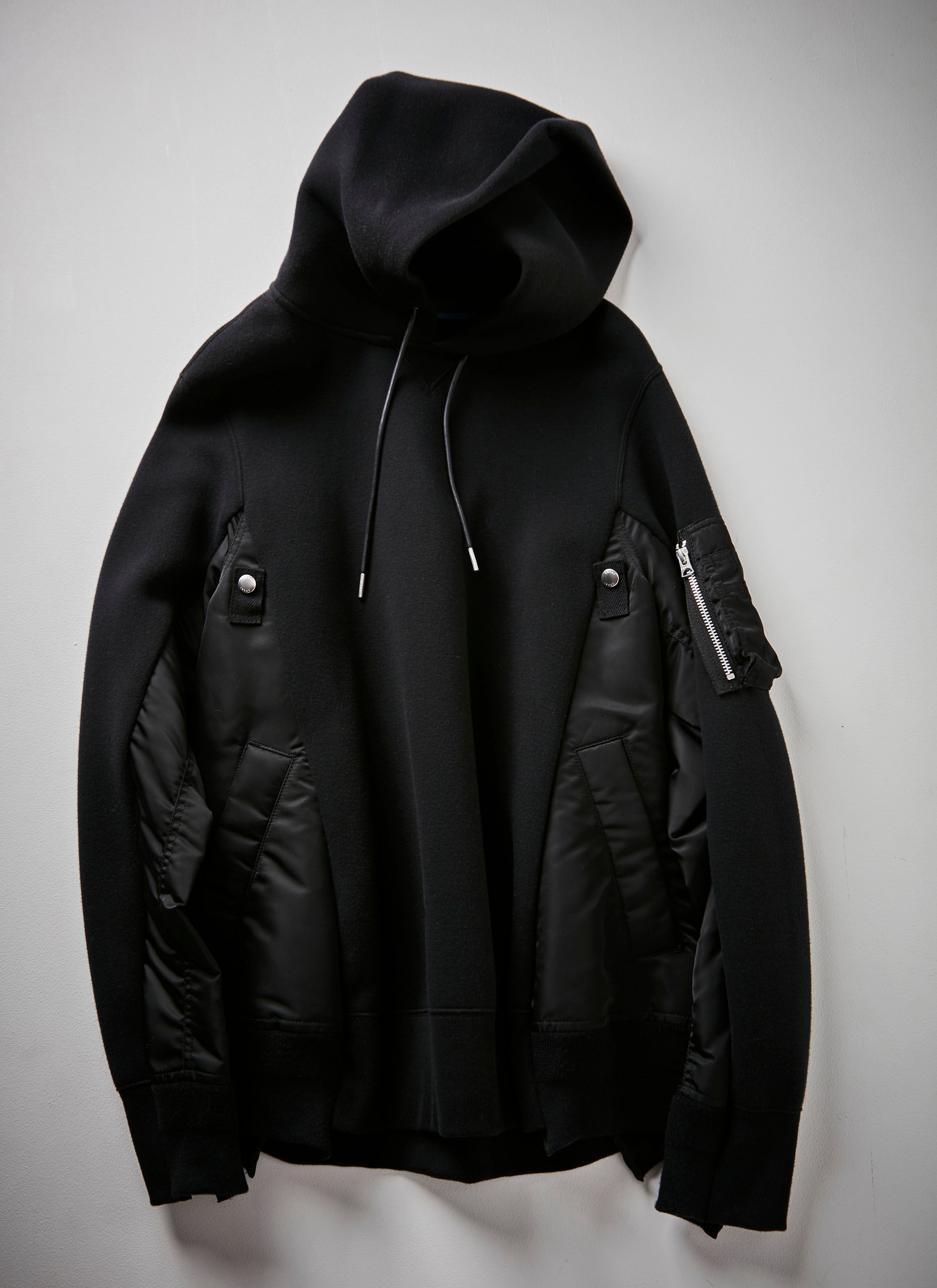 Sponge Sweat x Nylon Twill Hoodie | sacai Official Store サカイ