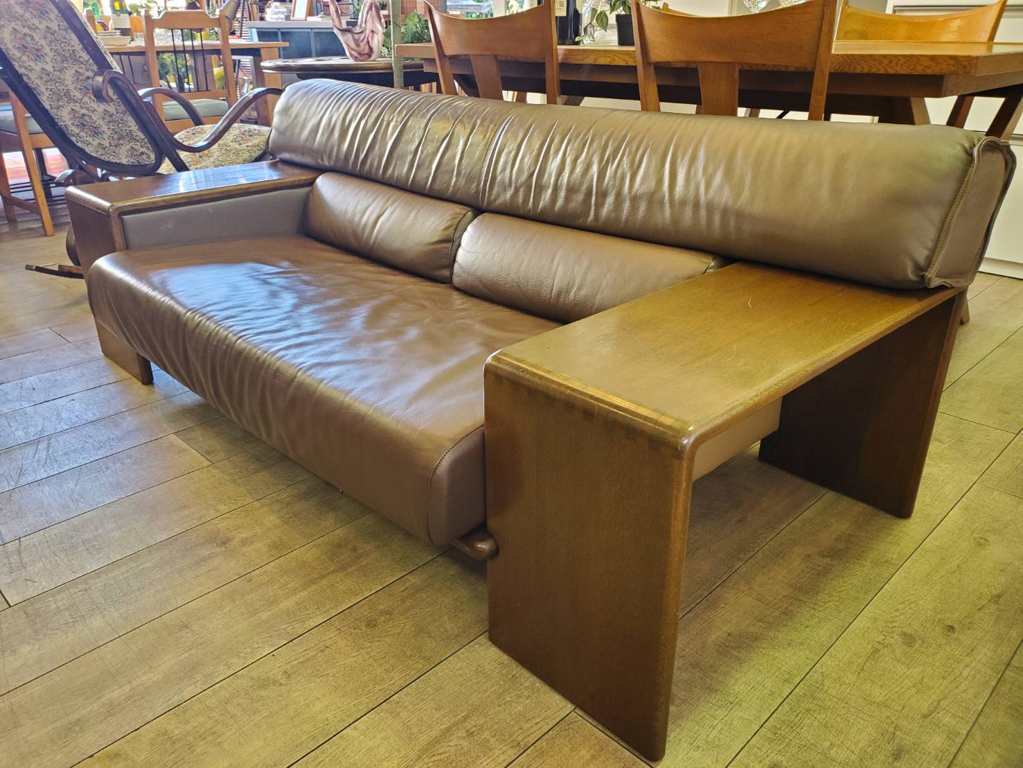 ☆CondeHouse カンディハウス 総革張り2.5シーターソファ BOLS ボルス