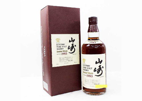 山崎 シェリーウッド1983 サントリー ピュアモルト - お酒買取専門