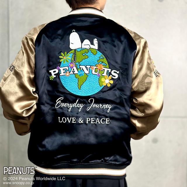 スヌーピー×フラッグスタッフ リバーシブルスカジャン Flagstaff