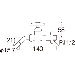 洗濯機用送り座ホーム水栓 | 商品のご案内 | SANEI｜デザイン性に優れ