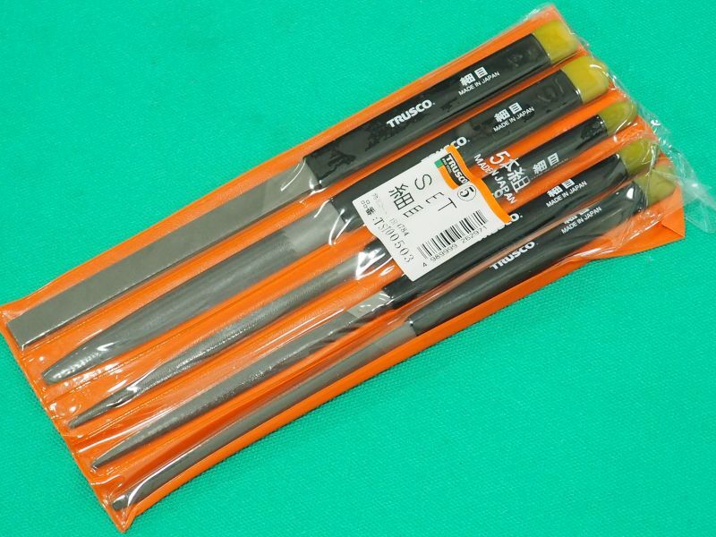 TRUSCO 組ヤスリセット 細目 全長215 5本組 TST005-03 [151-4784