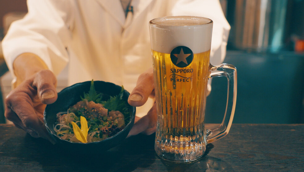 ザ・パーフェクト黒ラベルが飲める店の大人つまみ「銀座さかなさま」篇