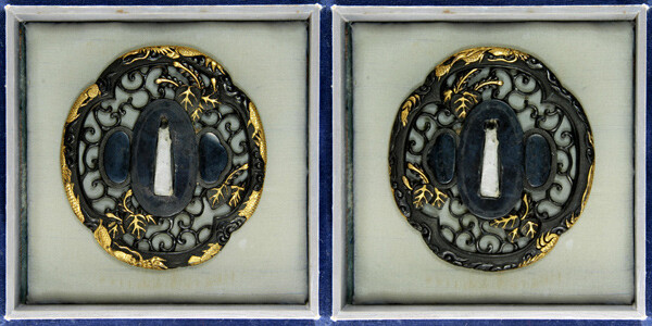 無銘 五三桐龍図 赤銅透鍔 (TU-010906)｜刀・日本刀の