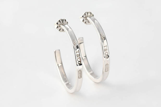 TIFFANY&Co[ティファニー] 1837 フープ・ピアス（M） 並行輸入品