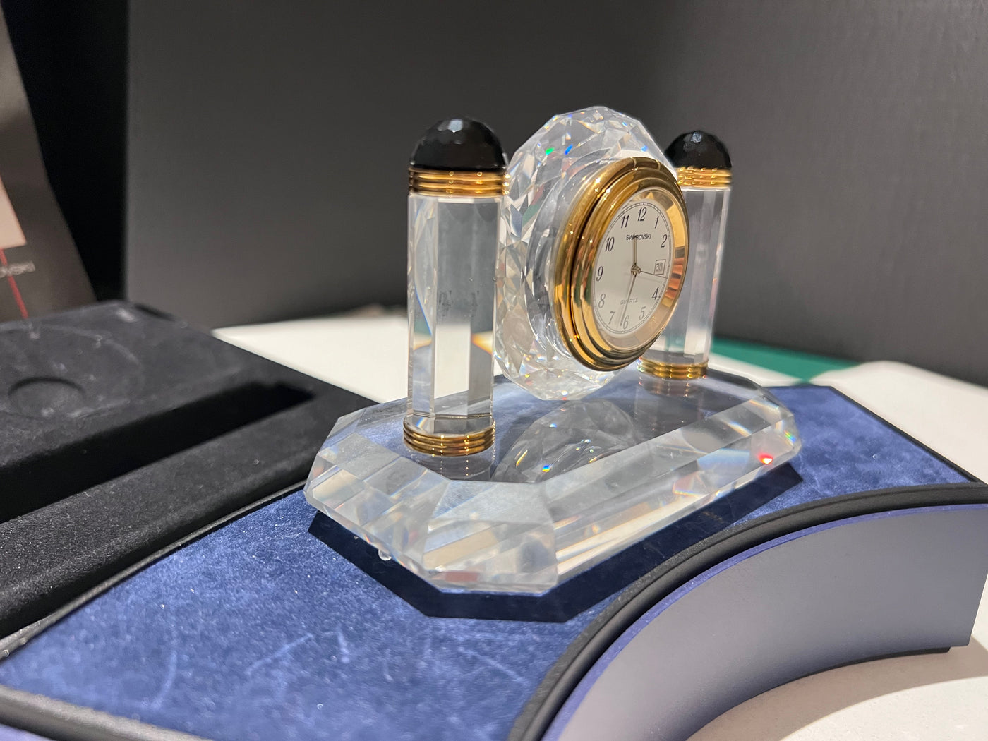 Swarovski Crystal Belle Epoque Mantel Clock, 4.5