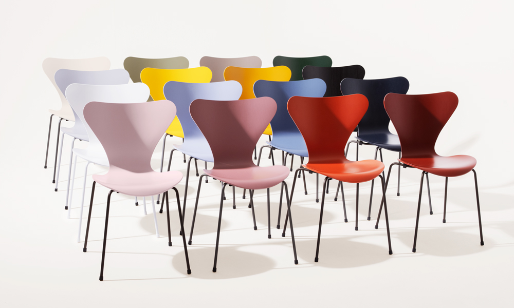 セブンチェア 3107 / ナチュラルウッド ビーチ / クローム脚FRITZ