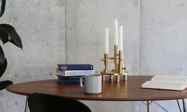 キャンドルホルダー ラージ / 真鍮ラッカー仕上げFRITZ HANSEN