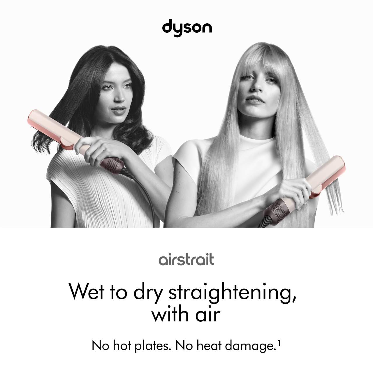Airstrait™ Wet-to-Dry Straightener in Ceramic Pink - Dyson