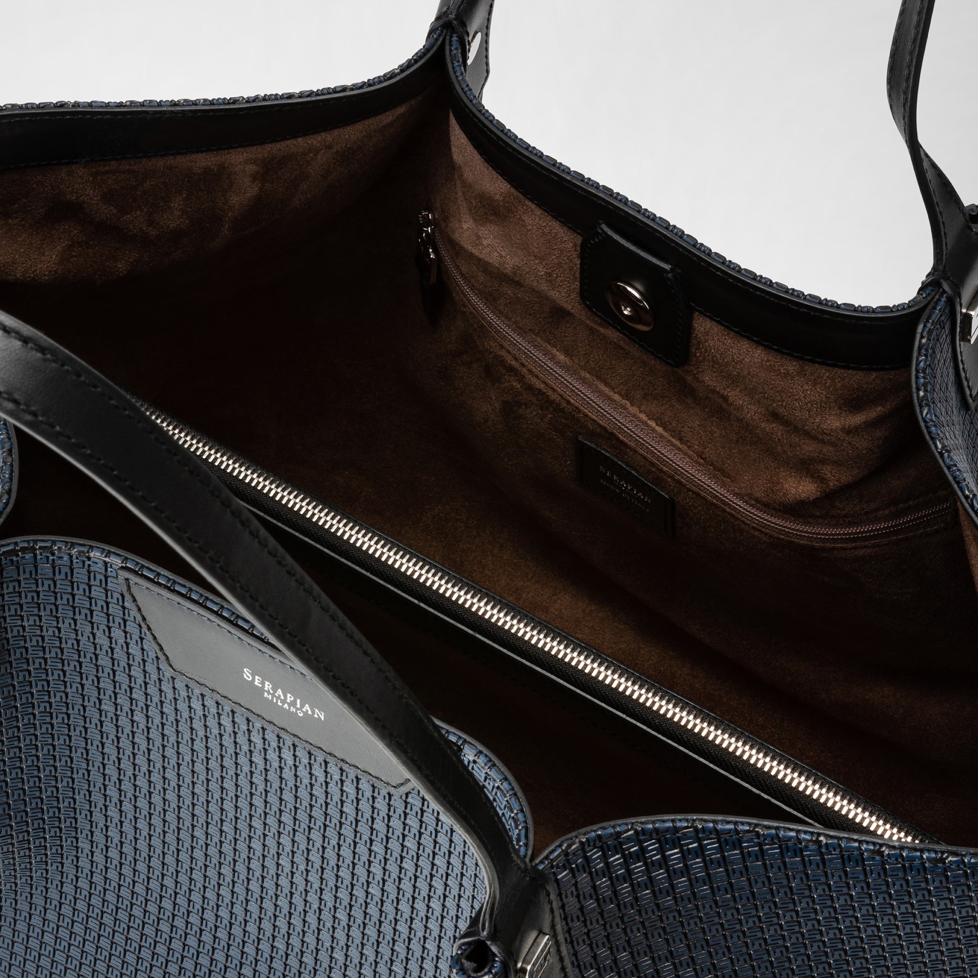 STEPAN製オーシャンブルーメンズトートバッグ