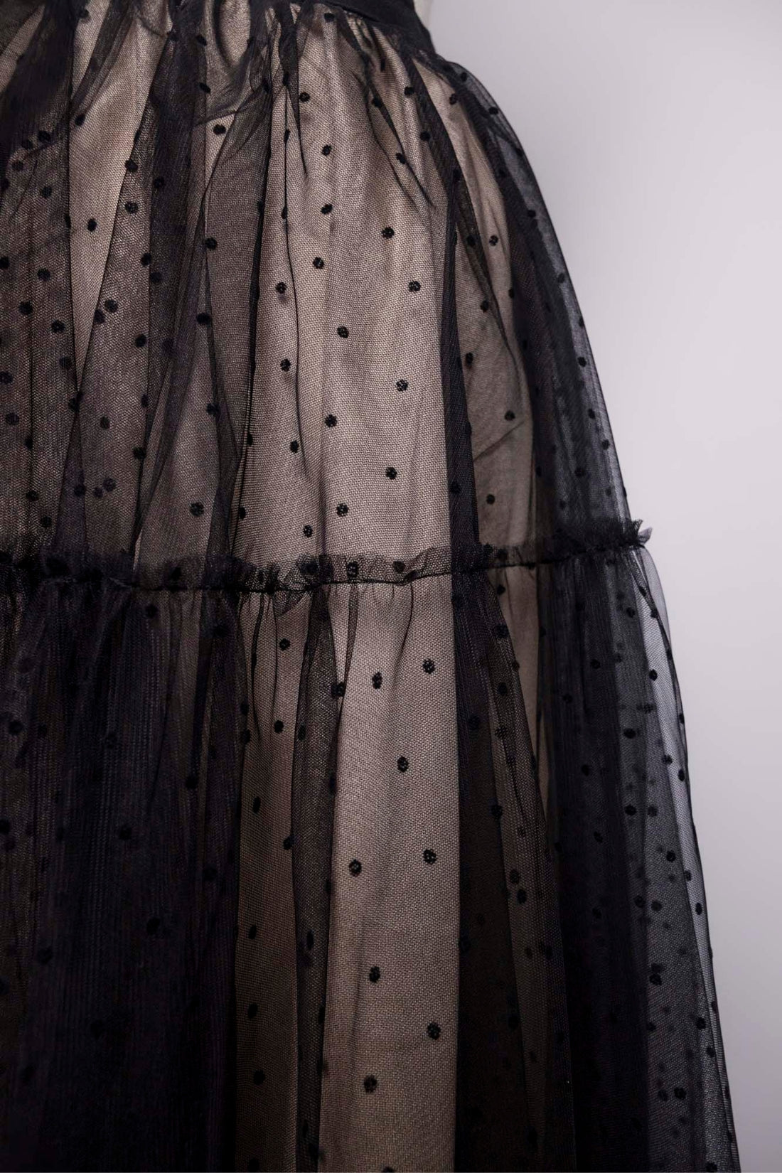 クラシカルドットチュールスカート – shéller / シェリエ