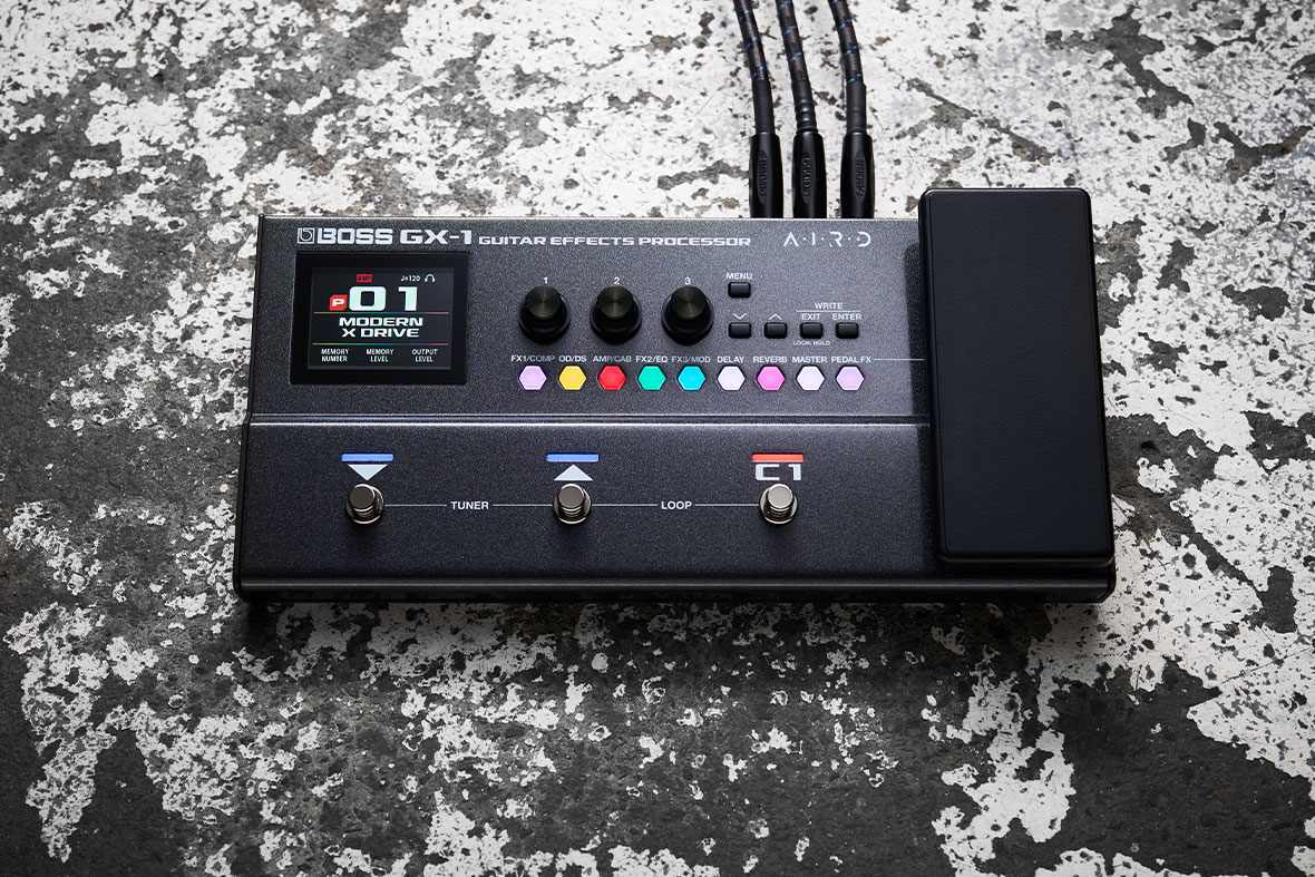 新製品マルチエフェクター！BOSS GX-1【予約受付中】｜島村楽器 イオン