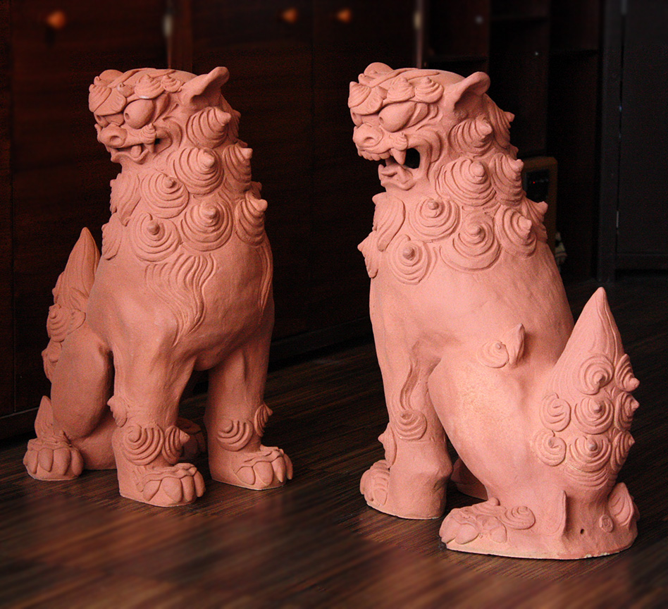 立横（荒焼）シーサー 陸拾 作宮城勝人