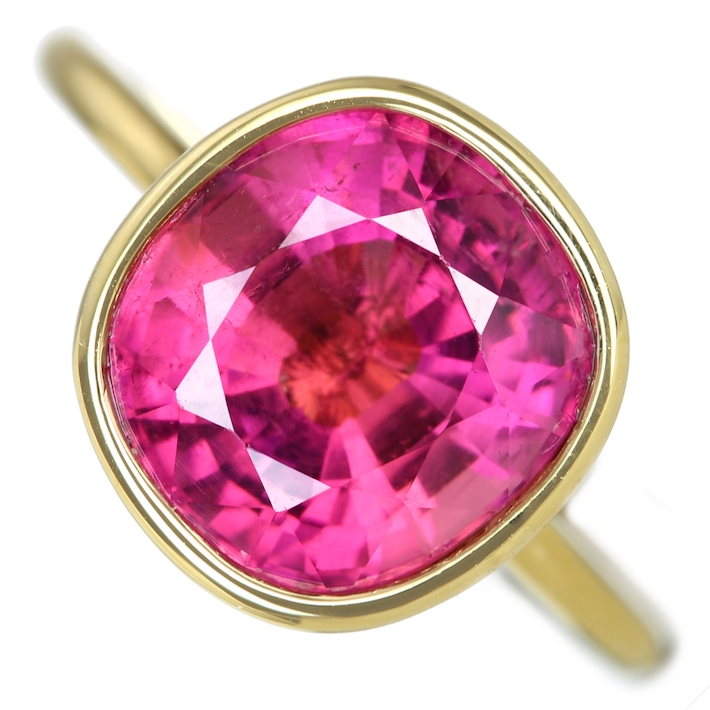 HANDMADE】PT950 ブラジル産パライバトルマリン 0.45ct リング