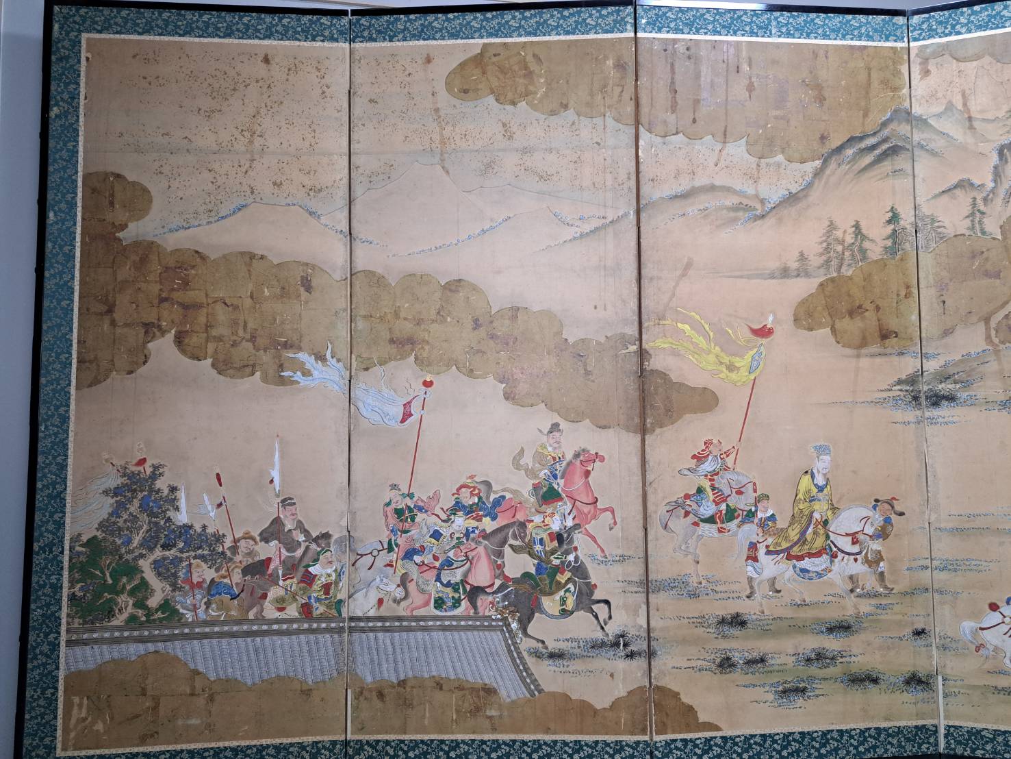 作者不詳 屏風(紙本) 彩色 六曲一隻 | 新栄堂