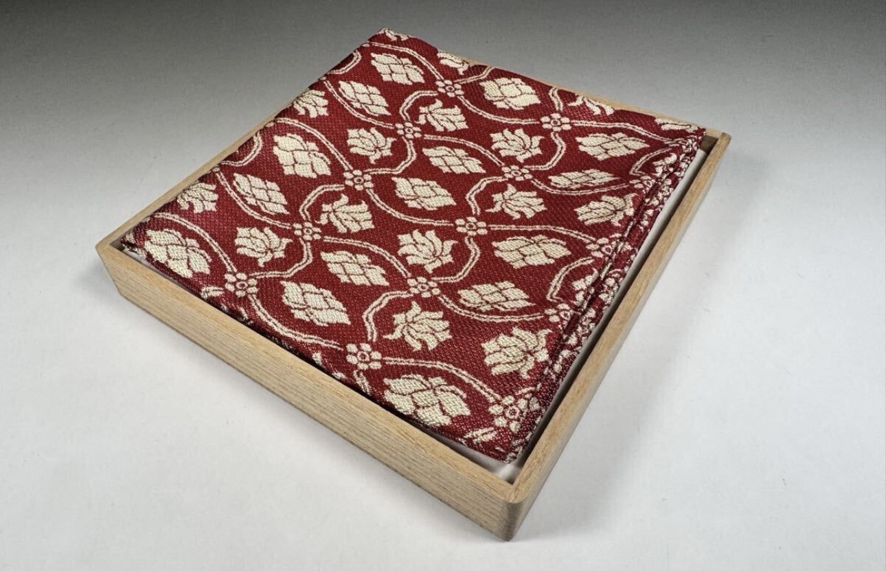 袋師 土田友湖 作 分銅草花文紹巴 御帛紗 ふくさ | 新栄堂