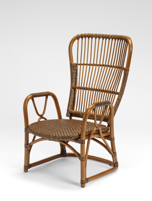 ラタンの老舗KAZAMA（カザマ）〔籐リクライニングチェア〕 01-0257-85