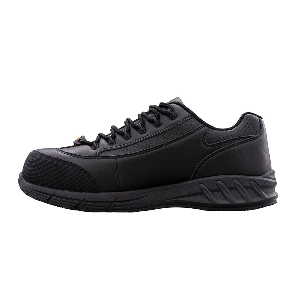 Shop Black Mens Express Slip Resistant Composite Toe Work Shoes