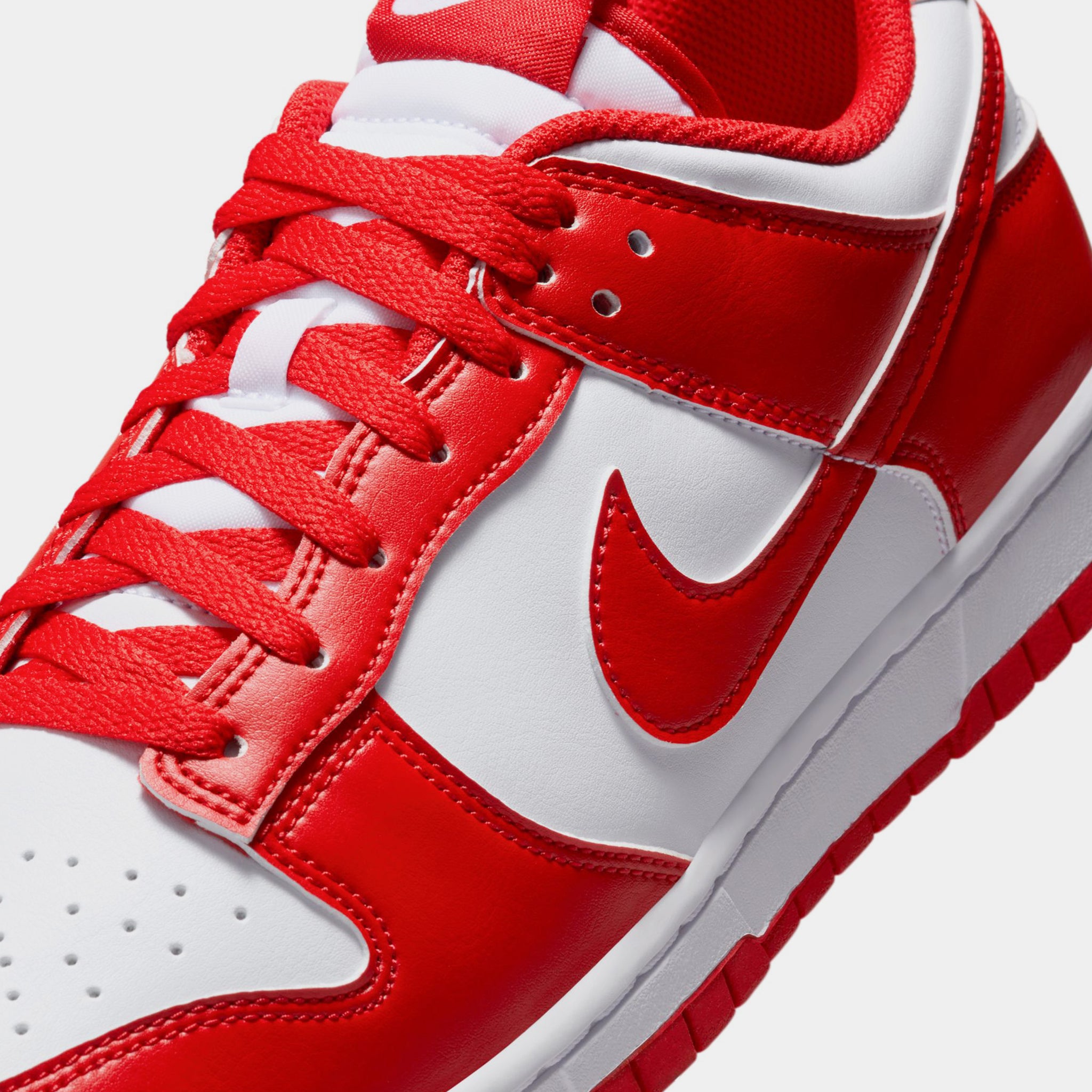 Nike Dunk Low Retro Mens Lifestyle Shoes White University Red