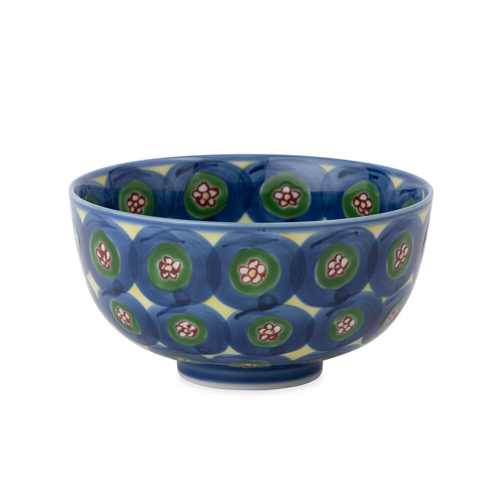 染錦丸紋 麺鉢 ｜ 有田焼の源右衛門窯公式オンラインショップ