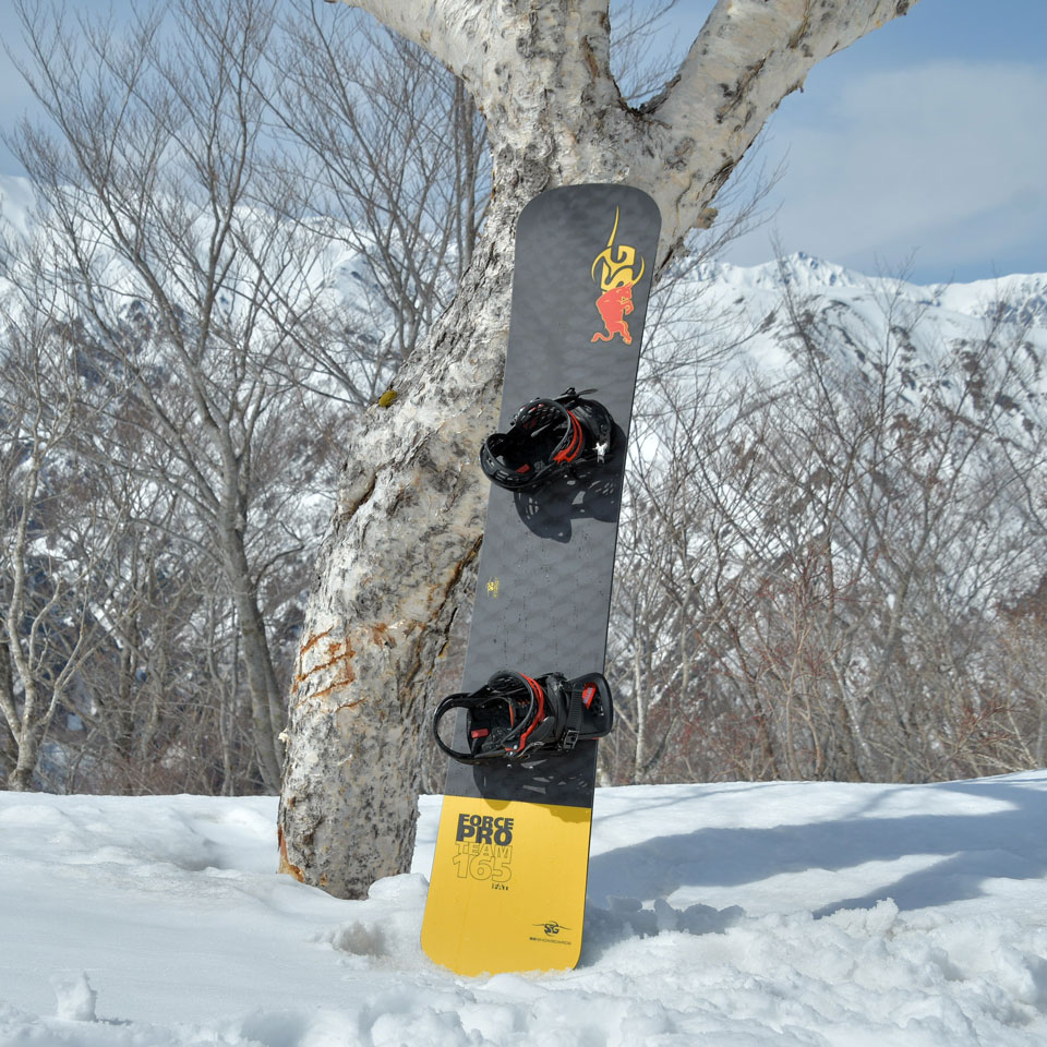 sg snowboards force pro team 165 fat