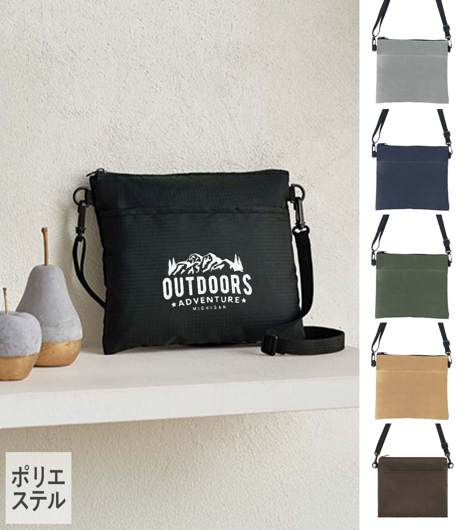 デイタフ・テントクロスポケット付きサコッシュ(撥水加工)｜最安値