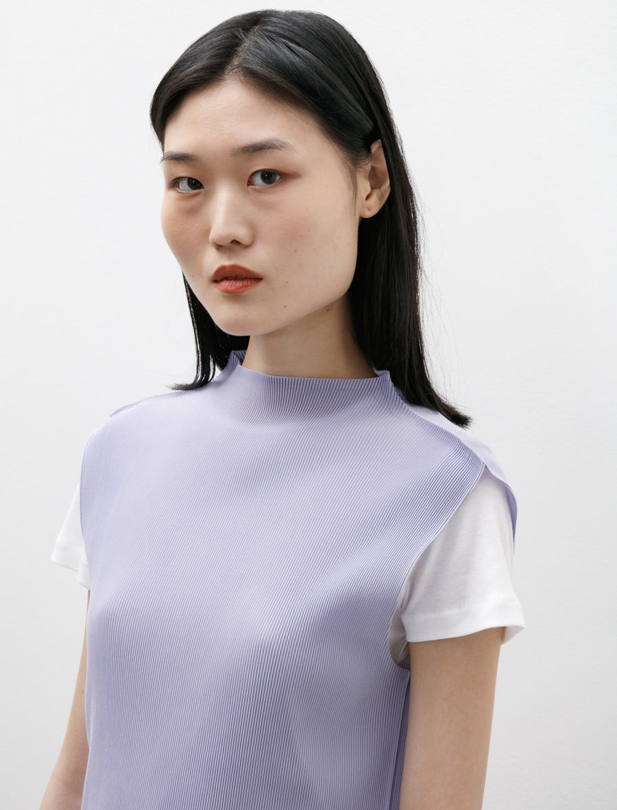 Pleats Please by Issey Miyake Mist Mockneck Light Blue – Neighbour