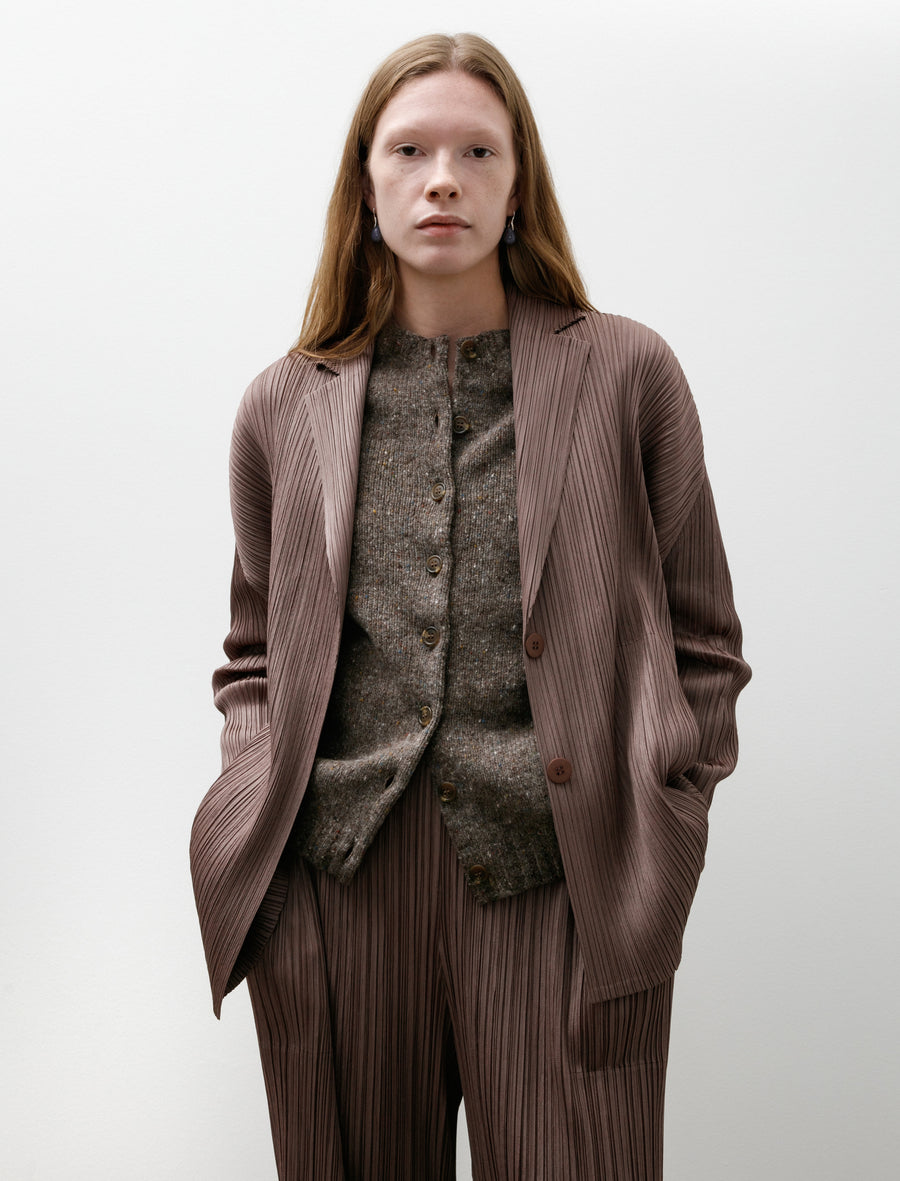 Pleats Please by Issey Miyake Thicker Suit Jacket Brown – Neighbour