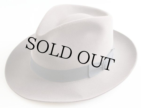 STETSONステットソン フェルト フェドラハット グレー 7 1/8