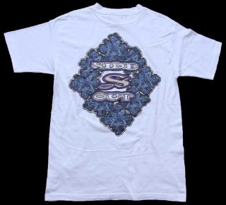 90s USA製 STUSSYステューシー 白タグ フォトプリント コットンTシャツ