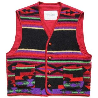 ORTEGA'Sオルテガ ネイティブ柄 チマヨ ラグ ベスト ナチュラル 40