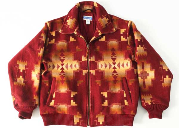 90s USA製 PENDLETONペンドルトン ネイティブ柄 ウールジャケット M