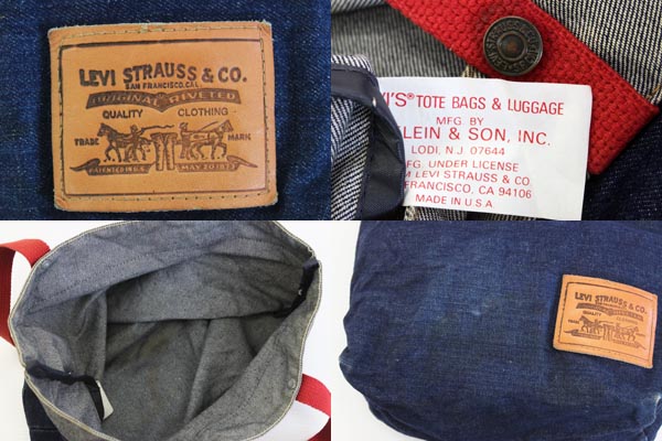 80s USA製 Levi'sリーバイス デニム トートバッグ - Sixpacjoe Web Shop