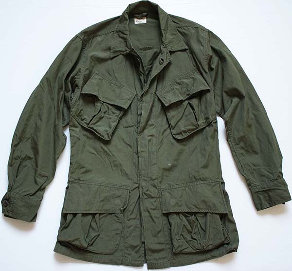 60s 米軍 U.S.ARMY ジャングルファティーグジャケット 3rd ノンリップ