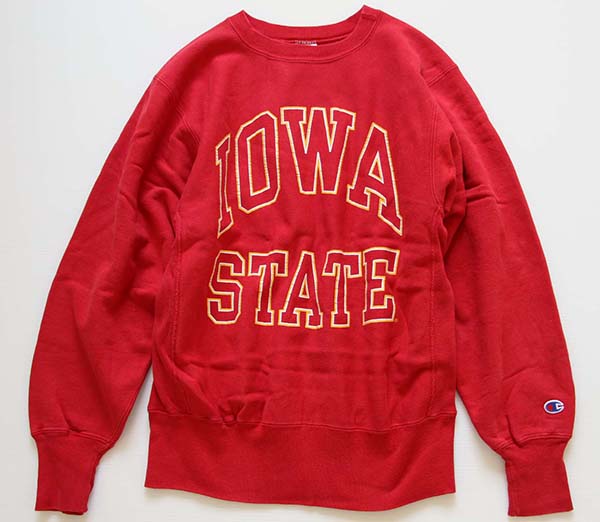 90s USA製 Championチャンピオン リバースウィーブ スウェット 赤 M