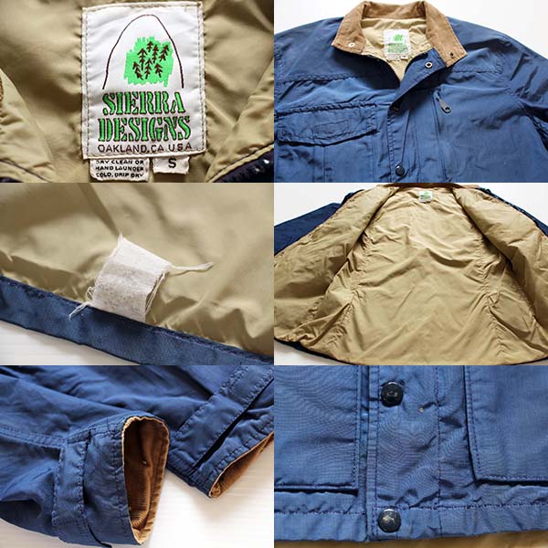 70s SIERRA DESIGNSシエラデザイン パナミントジャケット 紺 S