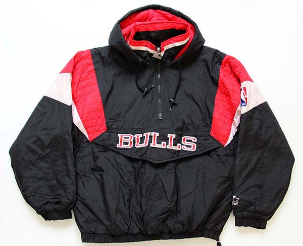 00s STARTERスターター NBA BULLS シカゴ ブルズ 中綿入り ナイロン
