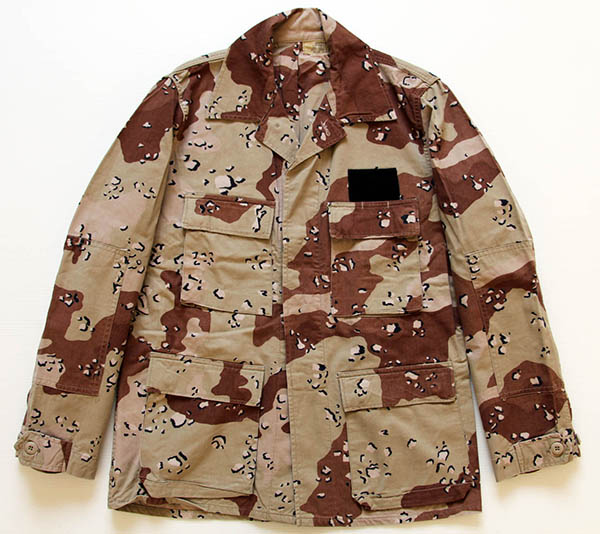 80s 米軍 U.S.ARMY チョコチップ デザートカモ BDUジャケット M-R