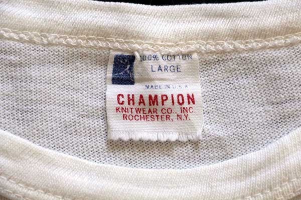 60s USA製 CHAMPIONチャンピオン ランタグ OHIO STATE GO 両面